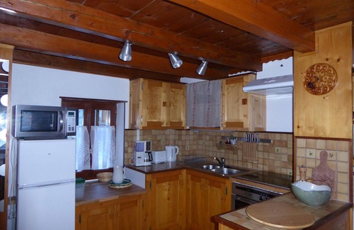 Pralognan-la-Vanoise Ski Chalet | Cozy Stone Chalet with Mountain Views, Near Shops and Cable Car