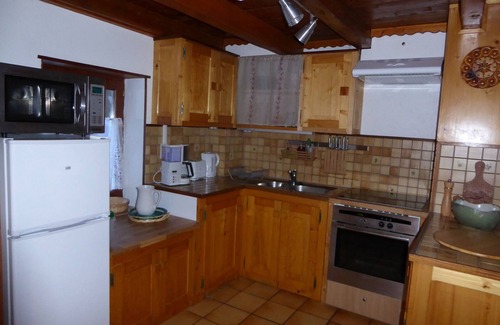 Pralognan-la-Vanoise Ski Chalet | Cozy Stone Chalet with Mountain Views, Near Shops and Cable Car