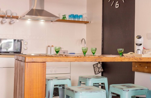 Cala en Blanes Apartment | Cozy studio with pool, terrace and Wi-Fi for 2 adults and 4 children