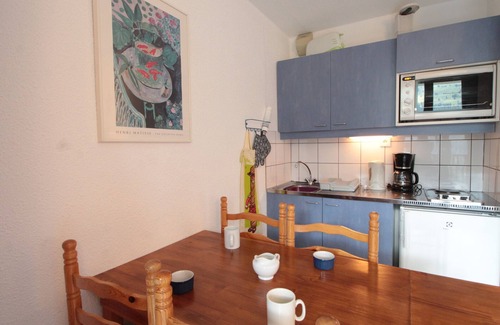 Flaine Apartment | Cozy studio 4 pers, Near slopes and shops, balcony, TV, ski locker