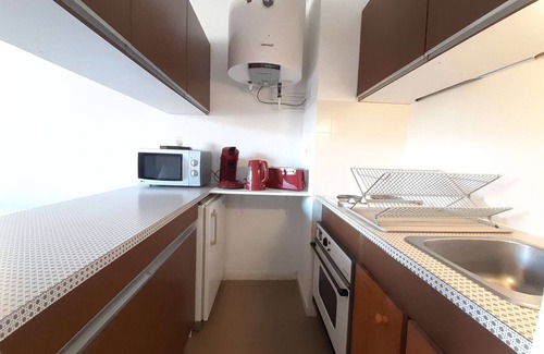 Pla d'Adet Apartment | Cozy studio for 4 with balcony and kitchenette at Pla d'Adet