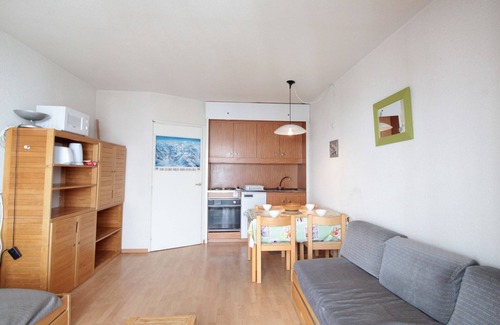 Flaine Apartment | Cozy Studio for 4 in Andromède Residence, 300m from Slopes, Flaine Forêt