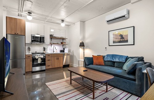 Warehouse District Apartment | CozySuites NLG w/pool, bowling alley, sauna #24