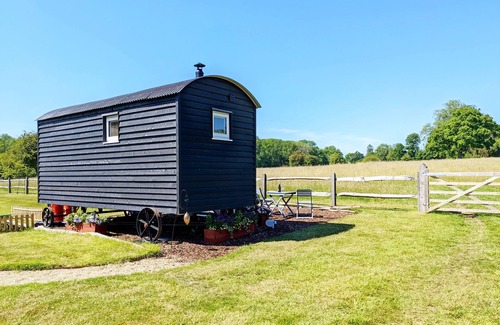 Waterlooville Cottage | Crabden Shepherd Hut - Blendworth - sleeps 2 guests in 1 bedroom