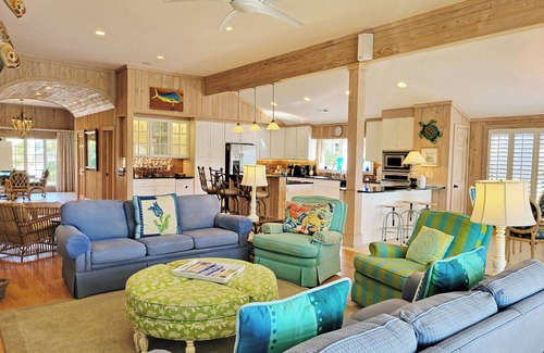 Pawleys Island House | Creek Front Beach House, Easy Walk to Beach, Dog Friendly, Elevator, Creek Dock