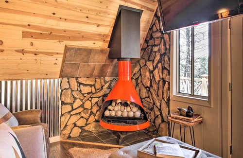 Cashes Valley Cabin | Creekside Blue Ridge Cabin w/ Decks & Grill!