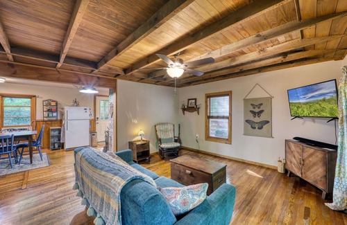 Vilas Cabin | Creekside Cabin in Vilas on 4 Acres. 15 Minutes To Downtown Boone. Pet Friendly!