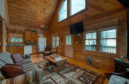 Hiawassee Cabin | Creekside Fish Cabin - Creek Front - Fire Pit