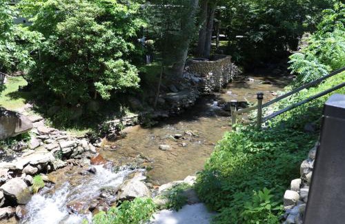 Gatlinburg - Pigeon Forge House | Creekside Glamping Resort- Fishing Pond, Mini Golf, Game Room, Pet Friendly