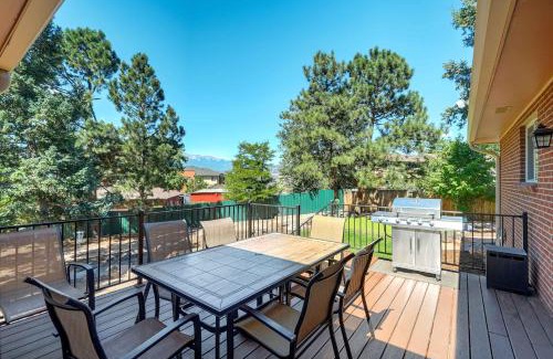 Central Colorado Springs House | Crestgate Den Family Games Frisbee Golf & Views