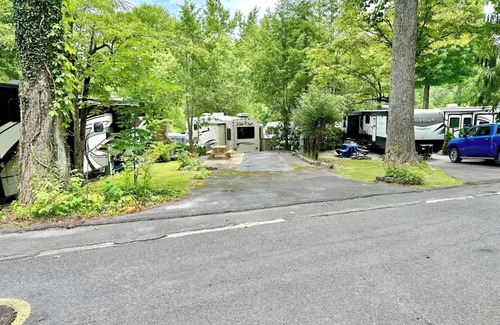 Gatlinburg - Pigeon Forge RV Rental | Crofty Bear - RV Campsite in Gatlinburg - Free WiFi & Full Hookups in RV Resort