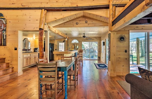 Cullowhee Cottage | Cullowhee Getaway w/Fireplace on Private Meadow
