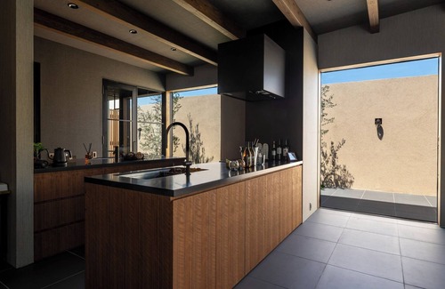 Karatsu House | Curtainless open space BLUE BLACK A luxurious /Karatsu Saga