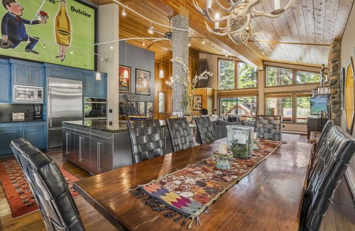 Lake Forest Cabin | Custom Eclectic Remodel, Private Hot Tub, Close to Alpine Meadows, Sleeps 10