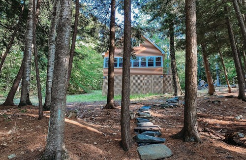 Winthrop Cottage | Custom Waterfront Cottage w/ Loft on Pristine Narrows Pond
