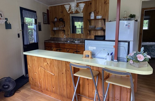 Inverhuron Cottage | Cute little hexagon cottage along the shores of Lake Huron