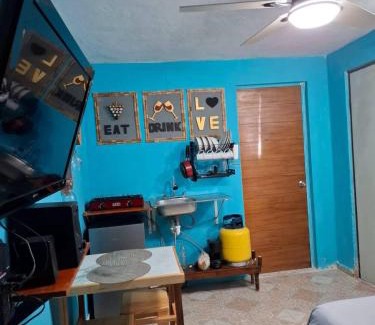 Downtown Cancun Apartment | D28 house & kitchen