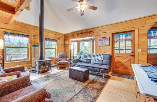 Black Hawk House | Deck, Fire Pit and Grill Log Cabin in Black Hawk