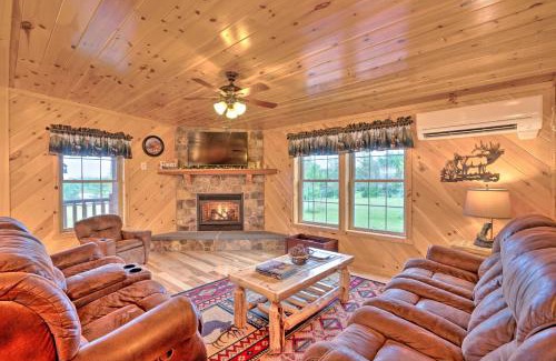Benezette House | Deck, Hot Tub, Fire Pit Rustic Cabin in Benezette