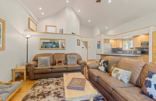 Frisco House | Deck with Private Hot Tub and Yard with towering aspens
