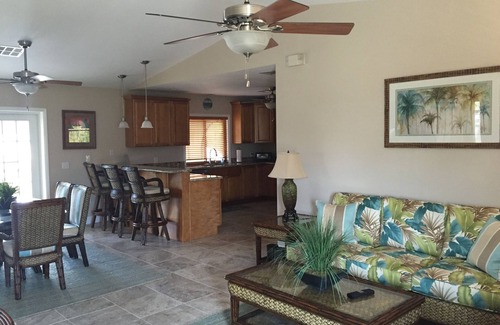 Little Torch Key House | Deep Water Corner Canal Lot with Heated Pool, Tiki Hut & 240' Dock