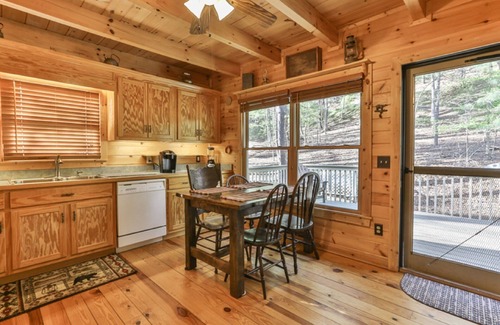 Ellijay Cabin | Deer River Retreat - River Front, Hot Tub, Dog Friendly/Minimum Age Requirement