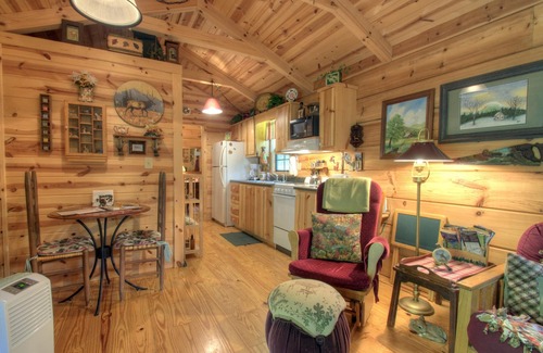Asheville Cabin | Deer Run | Wooded Cabin w/Fire Pit, Porch Views + Biltmore Pass