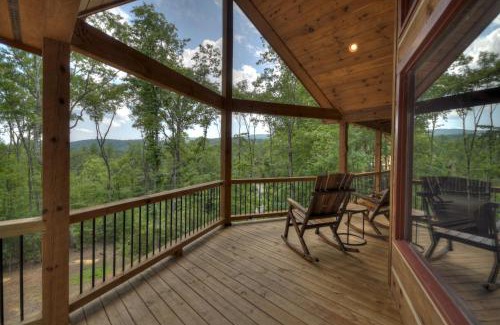 Cherry Log House | Deer Trails Cabin - Family-Friendly Rental in Aska Adventure Area - Mountain Views, Hot Tub, Game Room