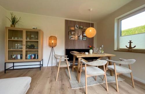 Toenning Apartment | Deichkoje12 Deck 1 EG direkt am Eiderdeich nur 7 km bis zur Nordsee und 20 Min bis Sankt Peter Ording