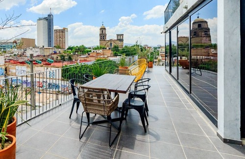 Downtown Guadalajara Apartment | Deluxe Double Apartment with Patio - 103