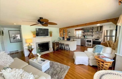 Dennis Port House | Dennis Port summer escape with big yard, movie theater