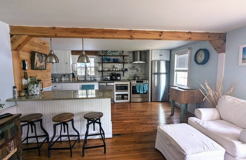 Dennis Port House | Dennis Port summer escape with big yard, movie theater