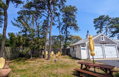 Dennis Port House | Dennis Port summer escape with big yard, movie theater