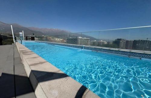 Apoquindo Apartment | Departamento de Diseño con Terraza & Hamaca
