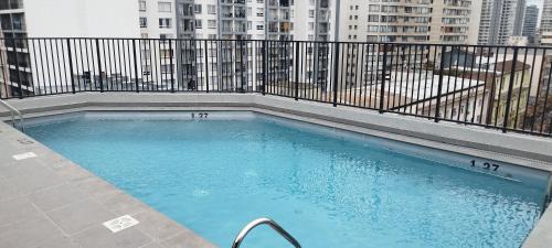 Downtown Santiago Apartment | Departamento estudio con cama nido y sofá cama, a 1 min del Metro Santa Ana