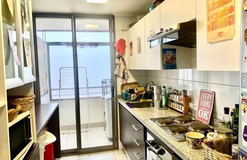 Santiago Apartment | Departamento luminoso a pasos del Barrio Italia con vista a la cordillera