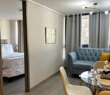 Downtown Santiago Apartment | DEPARTAMENTO MODERNO y COMODO CERCA A MOVISTAR ARENA Y FANTASILANDIA