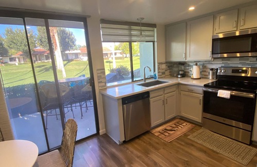 Rancho Mirage Condo | Desert escape.golf, tennis, pickleball & pools open