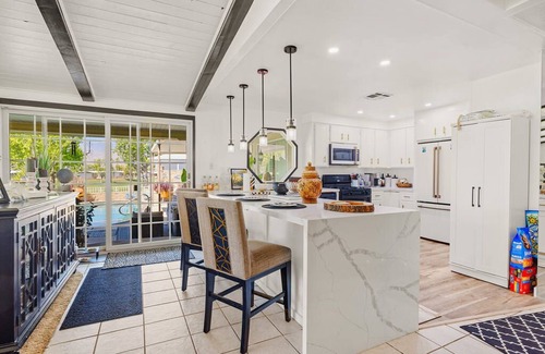 Palm Desert House | Desert Oasis - 2BR/2BA - Private Pool w/Sweeping Golf & Mountain Views in 55+