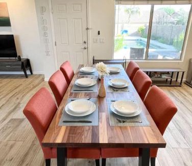 Tatum Highlands House | Desert Oasis with Pool & Pool Table Full Kitchen