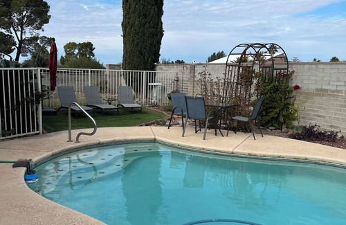 South Harrison House | Desert paradise with pool. Charming 3-bedroom house pet friendly in Tucson!