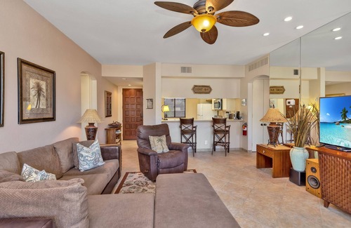 Palm Springs Condo | Desert Princess Cc And Resort, On Golf Course, W/Mountain Views
