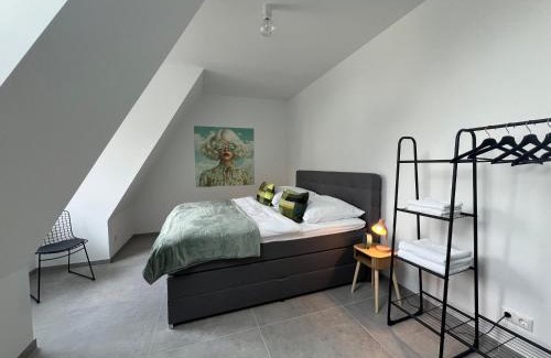 Mainz-Bingen Apartment | Design am Rhein I Zentral I Aufzug I Balkon I Parken