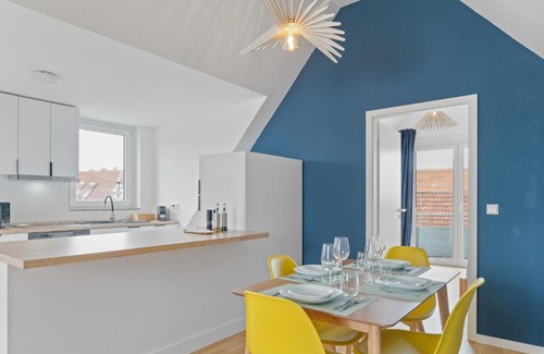 Leinfelden-Echterdingen Apartment | Design-Apartment - Küche - Balkon - Tiefgarage