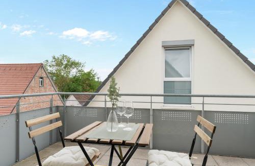 Leinfelden-Echterdingen Apartment | Design-Apartment - Küche - Balkon - Tiefgarage