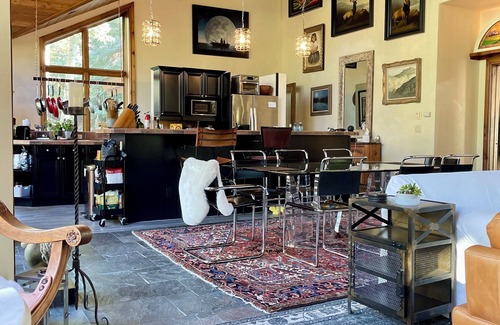Vail Ski Chalet | Designer Chalet, Vail Golf Course, available for summer rental! #Guesthausvail