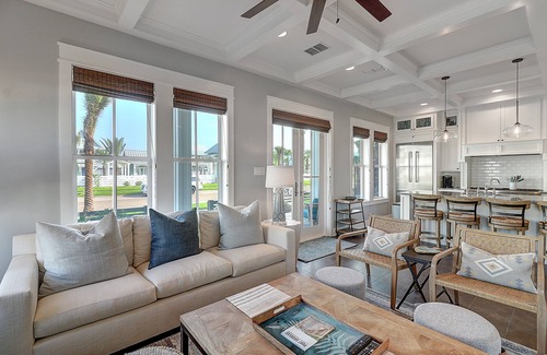 Cinnamon Shore House | Designer-Chic Beach Home on Great Lawn w/Fire Pit+More Great Amenities!