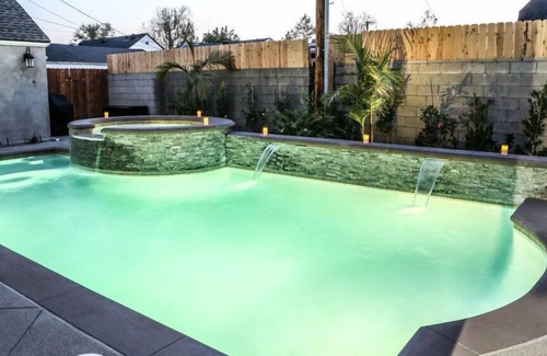 Santa Ana House | Designer Decorated Home: Pool/Jac, 3 EnSuites