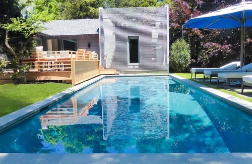 Amagansett Lanes House | Designer's Oceanfront East Hampton Estate, State-of-the-Art Amenities,.