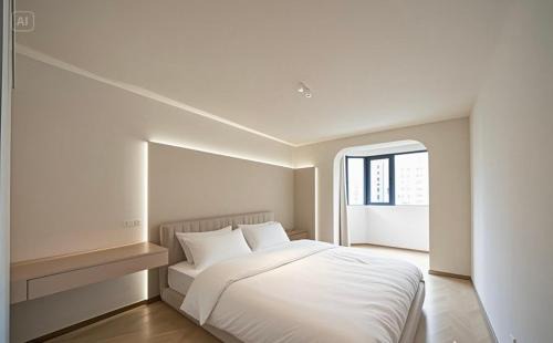 Shanghai Apartment | Designer-style, four-bedroom apartment with a large living room